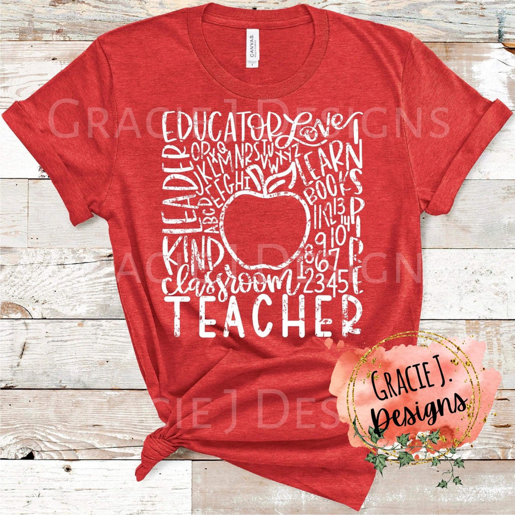 Teacher Word Art